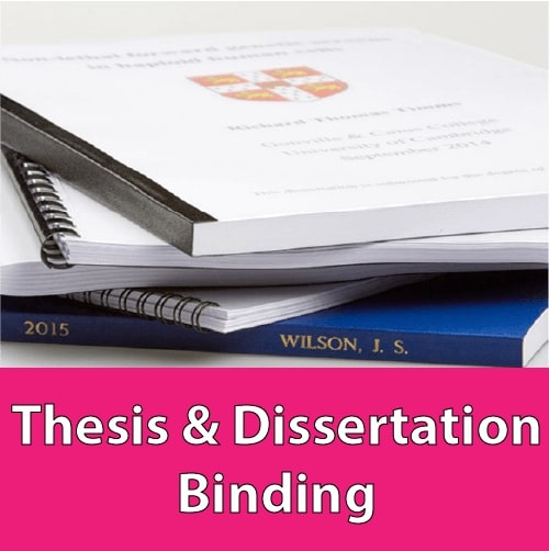 Dissertation Binding Watford