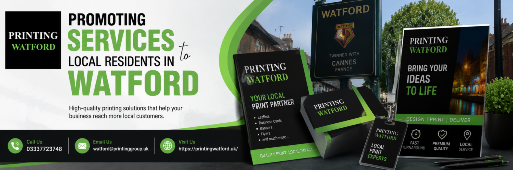 Promoting Services to Local Residents in Watford